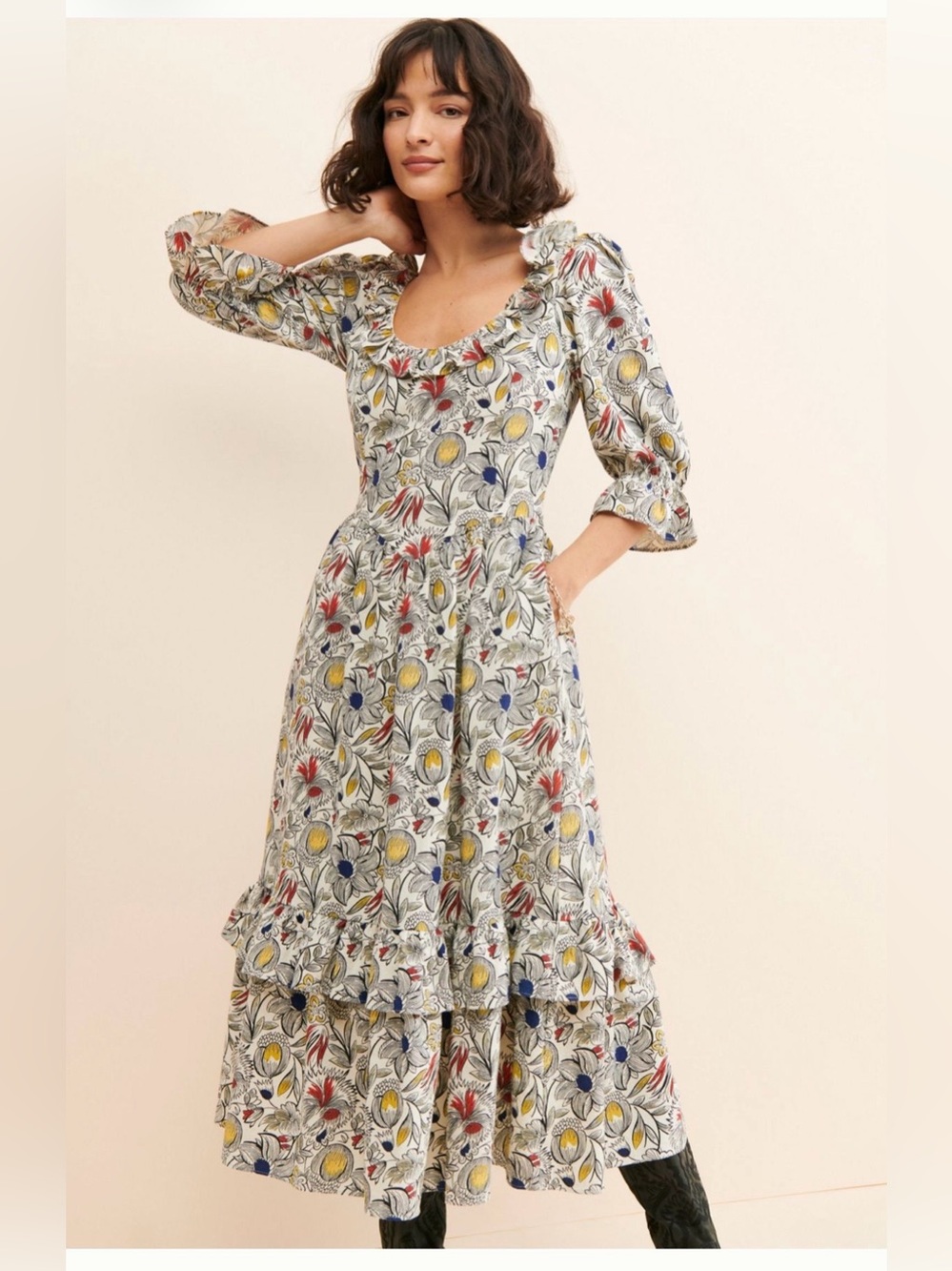 Anthropologie/Nuuly Meadows Sycamore Dress
